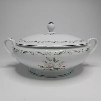 Romance Diamond China Covered Dish - Made In Japan - 9  Covered Vegetable Dish • $19.99