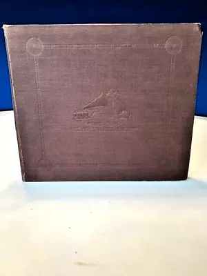 Antique Victro2A4 Phonograph Records Storage Book 10 Sleeves Letter D • $5