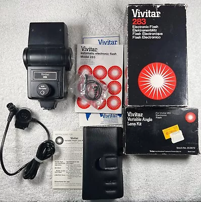 Vivitar 283 Flash - Boxed And Tested With Extra's! • $54.50