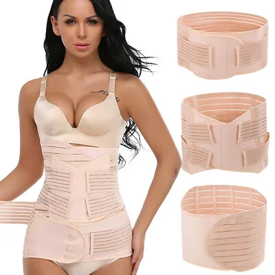 Postpartum Waist Belt Tummy Shaper Recovery Belly Wrap After Pregnancy Maternity • £22.79