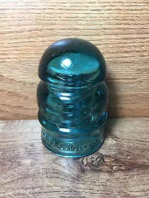 Vintage - Glass Insulator - Beautiful Aqua Blue Green - #11 O.V.C.CO. • $10