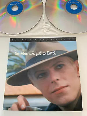 The Man Who Fell To Earth With David Bowie 1976 139 Minutes Double Laser Disc • $73.19