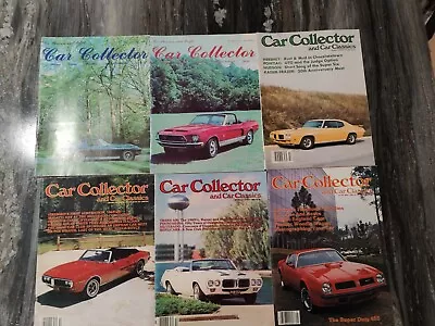 (6) CAR COLLECTOR MAGAZINE 1978-1982  Firebird Trans Am Corvette Mustang GTO • $15