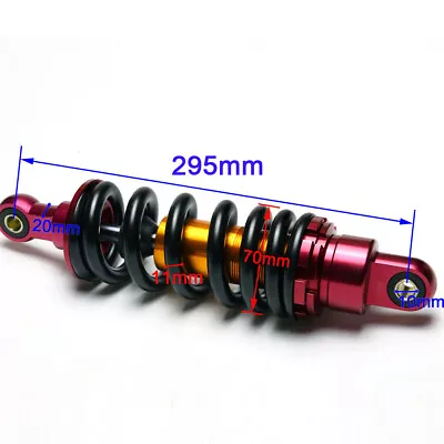 295mm 11.6  Rear Shock Absorber CRF 110cc 125cc Coolster XR70R SSR ATV Pit Bike  • $55.57