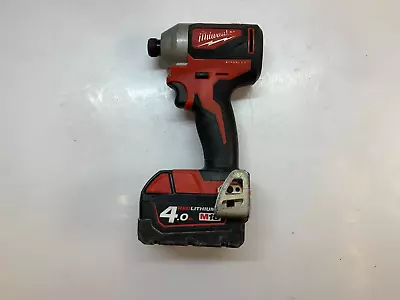 Milwaukee M18CBLID-0  18V Cordless Brushless Impact Driver Battery #3090833b • £75