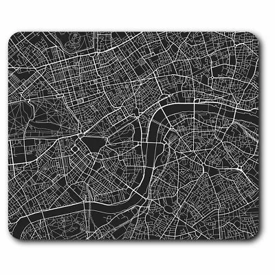 Computer Mouse Mat - London Urban City Street Map Office Gift #3424 • £6.99