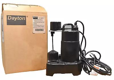 Dayton 3BB71 Submersible Sump Pump 1/2 HP 6.8 FLA 3450 RPM 120V 60HZ 1 Ph • $199.99