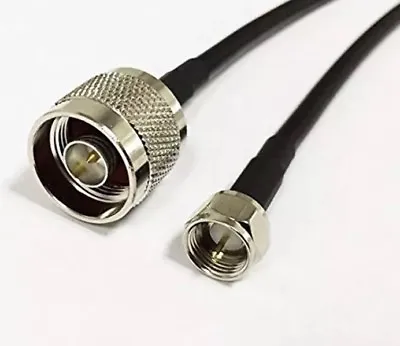 N Male To F Male Plug TV Antenna Cable 30 Feet ACI200 USA • $34.95