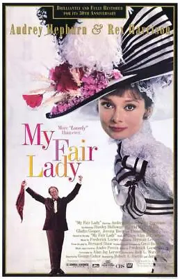 MY FAIR LADY Movie POSTER 11 X 17 Audrey Hepburn Rex Harrison D • $11.95