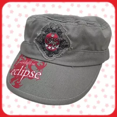 Twilight Movie Saga Eclipse Hat Green Cadet Cap Cullen Crest Vampire Movie Promo • $20