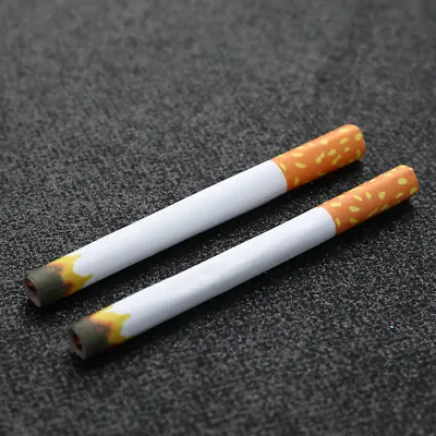 2Pcs Joke Prank Novelty Fake Cigarettes Smoke Funny Toy Jokes Fake Trick T-wq • £4.02