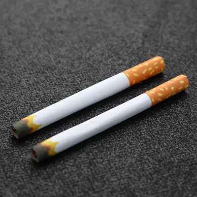 2Pcs Joke Prank Novelty Fake Cigarettes Smoke Funny Toy Jokes Fake Trick T XK • £5.03