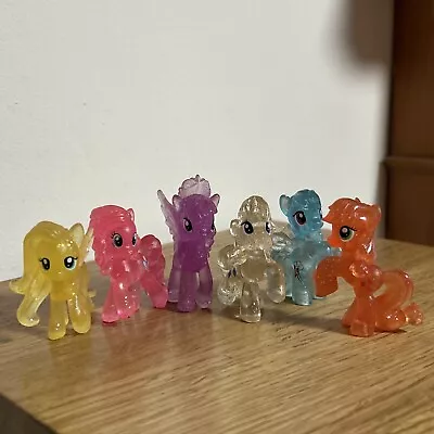 My Little Pony Mini Figures Blind Bag Lot Mane 6 Pinkie Rainbow Dash Glitter • £8