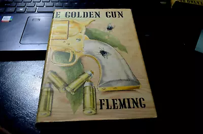 The Man With The Golden Gun Ian Flemming First Edition Cape Hb Dj Bond • $520