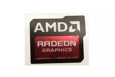 1 Pcs AMD Radeon Graphics Skylake Sticker Logo Decal Badge 16.5mm X 19.5mm  • $1.99