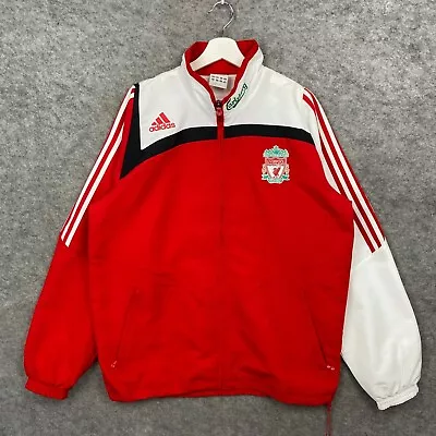 £49.99 • Buy Liverpool Football Jacket Mens Large Red Adidas Training Track Top Home 2007/08