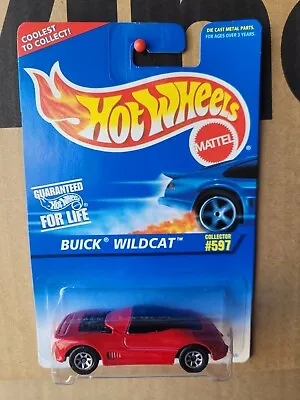 Hot Wheels 1996 Buick Wildcat [red] Car Near Mint Vhtf Card Good Combined Post  • $9.95
