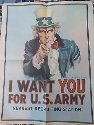 U.s. Army 1975 Recruitment Poster Lot (2) • $15