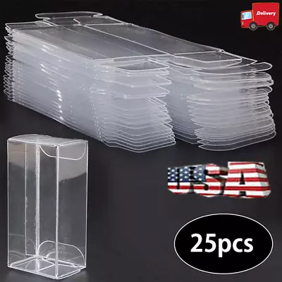 1:64 Clear Plastic PVC Display Box Case Show For Model Toys Storage Car Box X 25 • $11.21