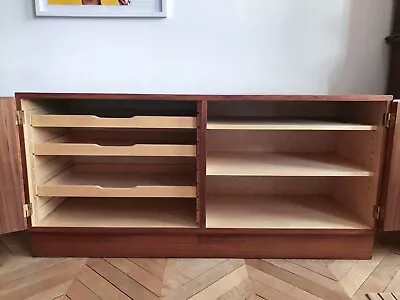 Furniture Makers Danish Control Vintage Mid Century Teak Sideboard 138cm X 43cm • £225