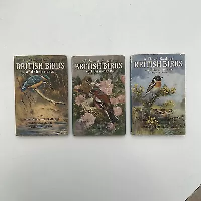 British Birds And Their Nests All 3 Ladybird Bird Books Series 536 With D/js • £9.50