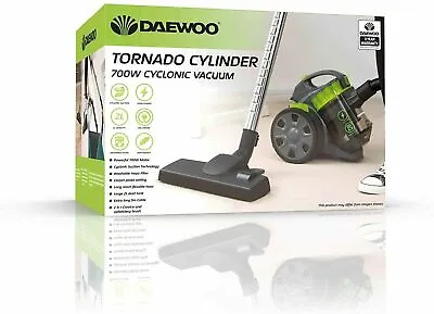 £58.95 • Buy Daewoo Tornado Bagless Cyclonic Vacuum Cleaner 2L Capacity & Adjustable Speed UK