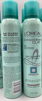 L'Oreal Extraordinary Clay Dry Shampoo - Clay In A Spray - 4 Oz. • $9.99