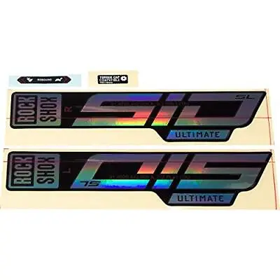 RockShox Fork Decal Kit - SID SL Ultimate 27.5 /29  Gloss Rainbow Foil/High... • $46.56