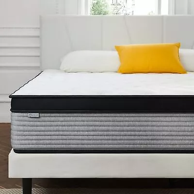 12” Queen Size Gel Memory Foam Individually Pocket Innerspring Hybrid Mattress • $912.05