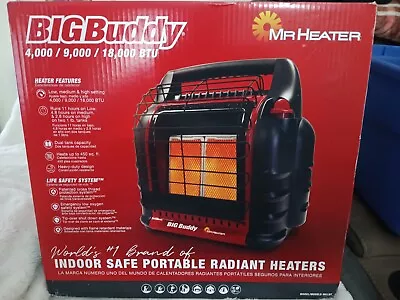 🔥Mr. Heater Big Buddy Portable Propane Heater 18000 BTU MH18B BRAND NEW Sealed • $99