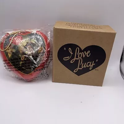 I Love Lucy Heart Ornament 2006 CBS California Here We Come Desi Fred Ethel Car • $18