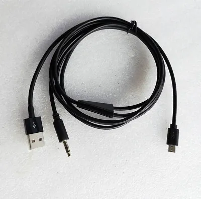 Car AUX Charger Micro 5pin To 3.5mm Stereo Audio USB Cable For Samsung Galaxy S4 • £5.99