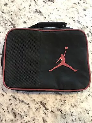 Michael Jordan Brand Lunch Box Red Black Bred 10x8 Inches • $19.99