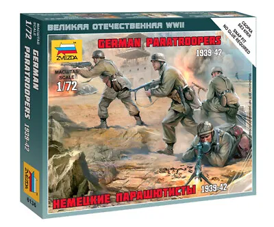 £6.95 • Buy Zvezda 6136 - 1:72 German Paratroopers 1939 - 1942