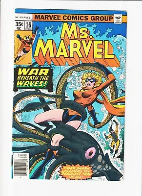 Ms. Marvel 16  1ST Cameo Mystique Keys Marvel Comics 1978 • $48