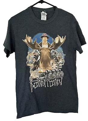 Macklemore Downtown Grey Shirt Sleeve T-Shirt Women Size S  Gildan Label • $6.44