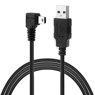 Mini USB B Type 5pin Male Right Angled 90 Degree To USB 2.0 Male Data Cable 3.0m • $8.99