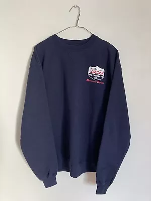 Lucas Oil Pullover Men's Large Navy Performance Products Motorsports Sweatshirt • $14.89