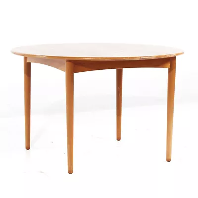 William Watting Style Mid Century Danish Teak Expanding Dining Table With 2 Leav • $3347