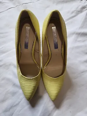 Yellow & Blue Miss Selfridge Shoes Size 5 • £15