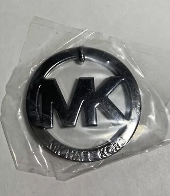 MK MICHAEL KORS Purse Charm Silver Tone Logo Hang Tag - Brand New • $14.50