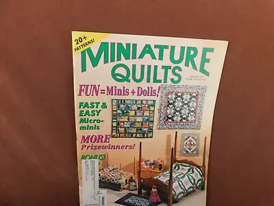 Miniature Quilts Magazine Issue 19 1995 • $3.99