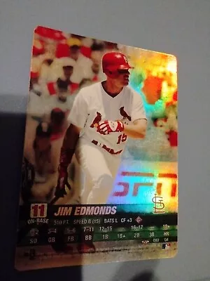 Jim Edmonds MLB Showdown 2004 Trading Deadline Foil • $6