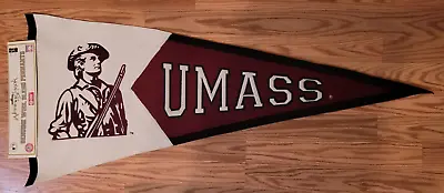 Massachusetts UMass Minuteman Winning Streak Wool Blend Pennant 17  X 40  • $14.26