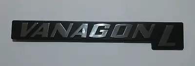  Vanagon L  Emblem Nameplate Black & Silver Volkswagon Vanagon 1980-1991 • $31.35