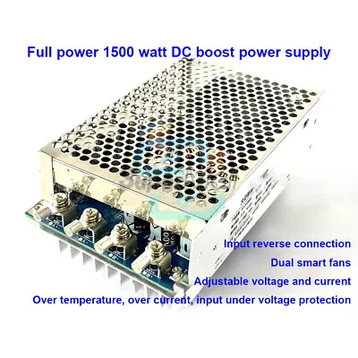 DC-DC 1500W Step Up Module Vehicle Boost Power Supply Module 12V-48V To 24V-70V • $58.48