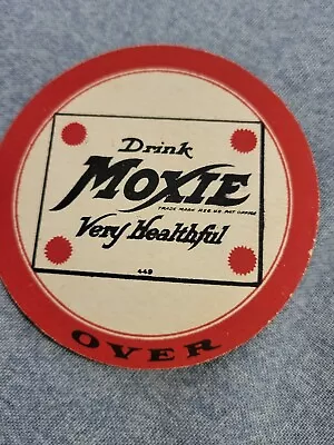 1920s Babe Ruth Era Moxie Soda Advertising Coaster Base Ball Baseball Scorecard • $125