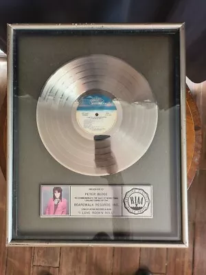 £150 • Buy Joan Jett & The Black Hearts, RIAA Platinum Disc, I Love Rock N Roll