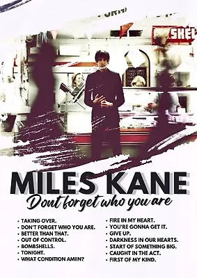 Miles Kane Don’t Forget Who You Are A4 Print Poster CD. • £9.99