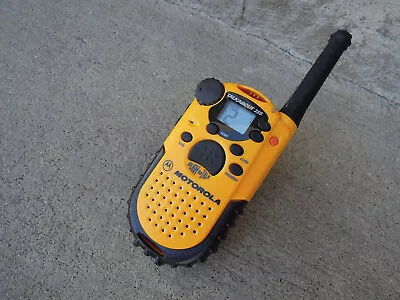 Motorola Talkabout 250 Yellow 2 Way Radio Tested • $24.99
